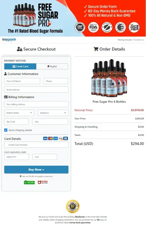 free_sugar_pro_secure_checkout